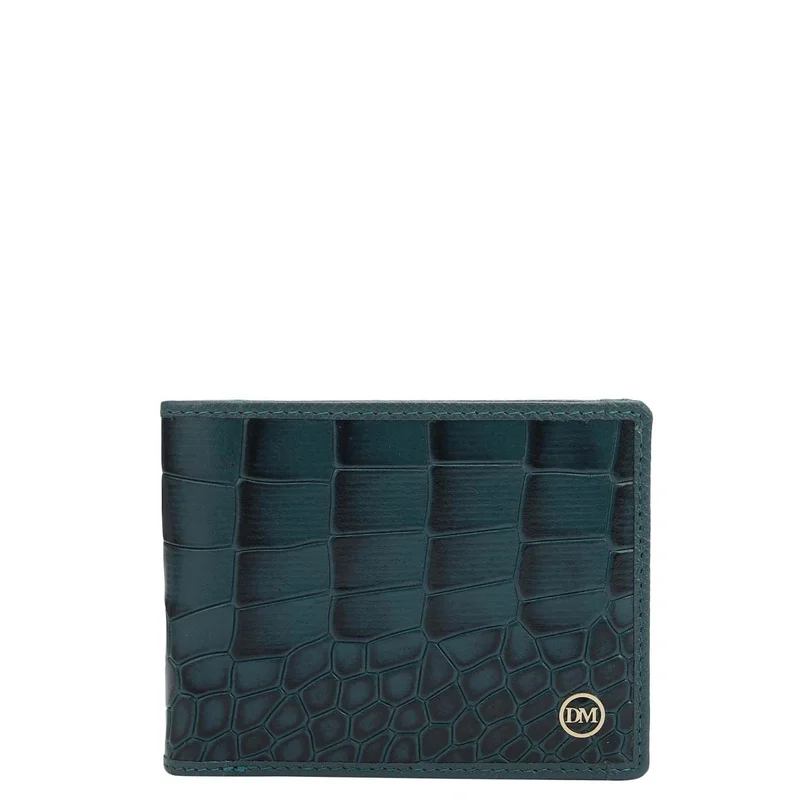 دا ميلانو Croco Leather Money Clip - Octane